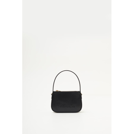 BLUMARINE BLACK NAPPA LEATHER BAG