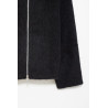 OUR LEGACY BLACK HAIRY WOOL FULL ZIP HOODIE CARDIGAN