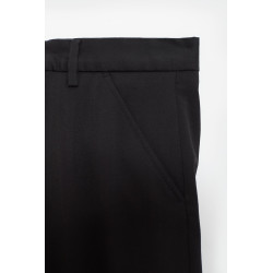 OUR LEGACY BLACK WORSTED CHINO 22 TROUSERS