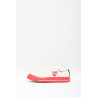 COMME DES GARCONS PLAY CONVERSE WHITE P1K123 CHUCK TAYLOR 70 LOW SNEAKERS