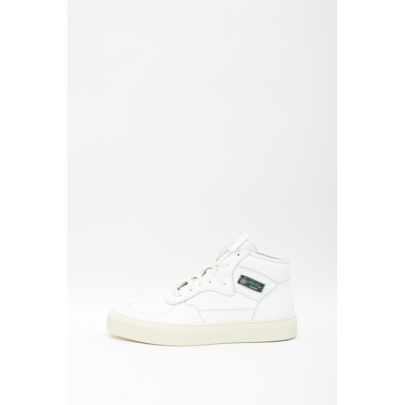 RHUDE WHITE CABRIOLETS HI SNEAKERS