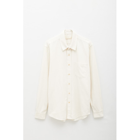 OUR LEGACY WHITE SILK CLASSIC SHIRT