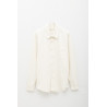OUR LEGACY WHITE SILK CLASSIC SHIRT