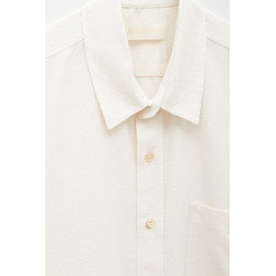 OUR LEGACY WHITE SILK CLASSIC SHIRT