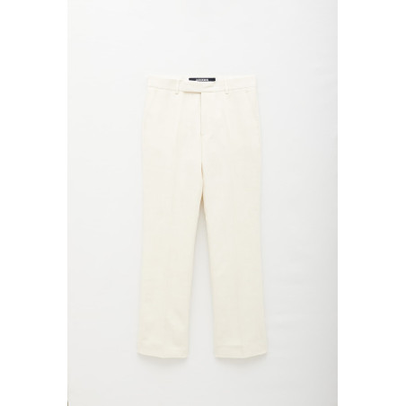 JACQUEMUS OFF WHITE LE PANTALON FEIJOA TROUSER