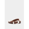 OUR LEGACY BROWN 2 CM BELT