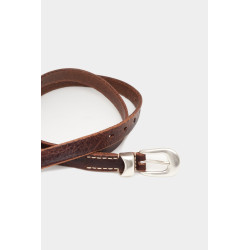 OUR LEGACY BROWN 2 CM BELT