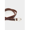 OUR LEGACY BROWN 2 CM BELT