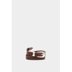 OUR LEGACY BROWN 2 CM BELT
