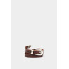 OUR LEGACY BROWN 2 CM BELT
