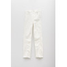 LANVIN OPTIC WHITE DENIM TWISTED REGULAR PANT