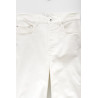 LANVIN OPTIC WHITE DENIM TWISTED REGULAR PANT