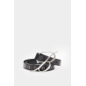 BLUMARINE BLACK PATENT LEATHER BELT
