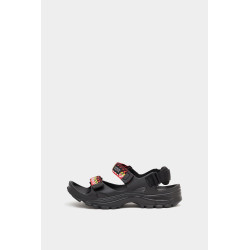 LANVIN x SUICOKE BLACK SANDALS CURB LACES
