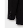 LANVIN BLACK WAISTED SINGLE BREASTED JACKET