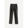 COURREGES BLACK REEDITION 5 POCKET VINYL PANTS