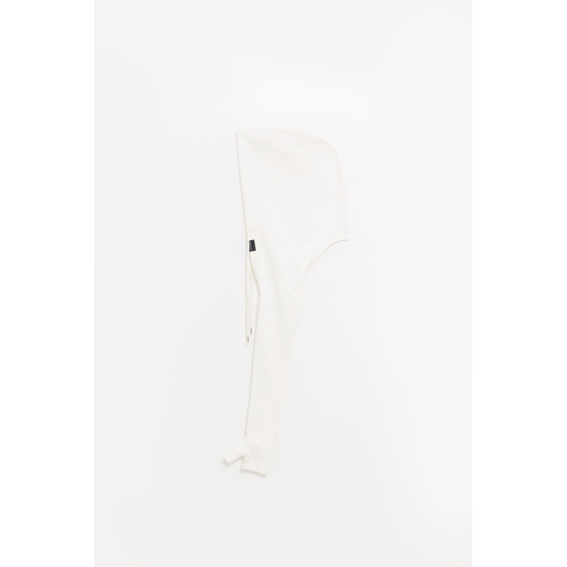 COURREGES HERITAGE WHITE COCOON HOODED FLEECE MITTENS