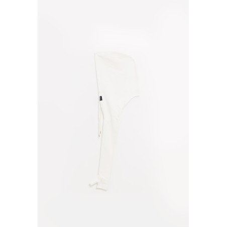 COURREGES HERITAGE WHITE COCOON HOODED FLEECE MITTENS