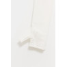 COURREGES HERITAGE WHITE COCOON HOODED FLEECE MITTENS