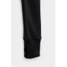 COURREGES BLACK MAXI RIB TRACKSUIT CROPPED JACKET