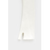 COURREGES HERITAGE WHITE RIB KNIT HOLLISTIC BRA