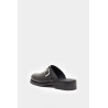 OUR LEGACY BLACK LEATHER CAMION MULE