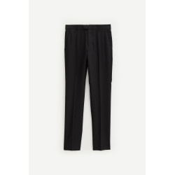AMI BLACK CIGARETTE TROUSERS