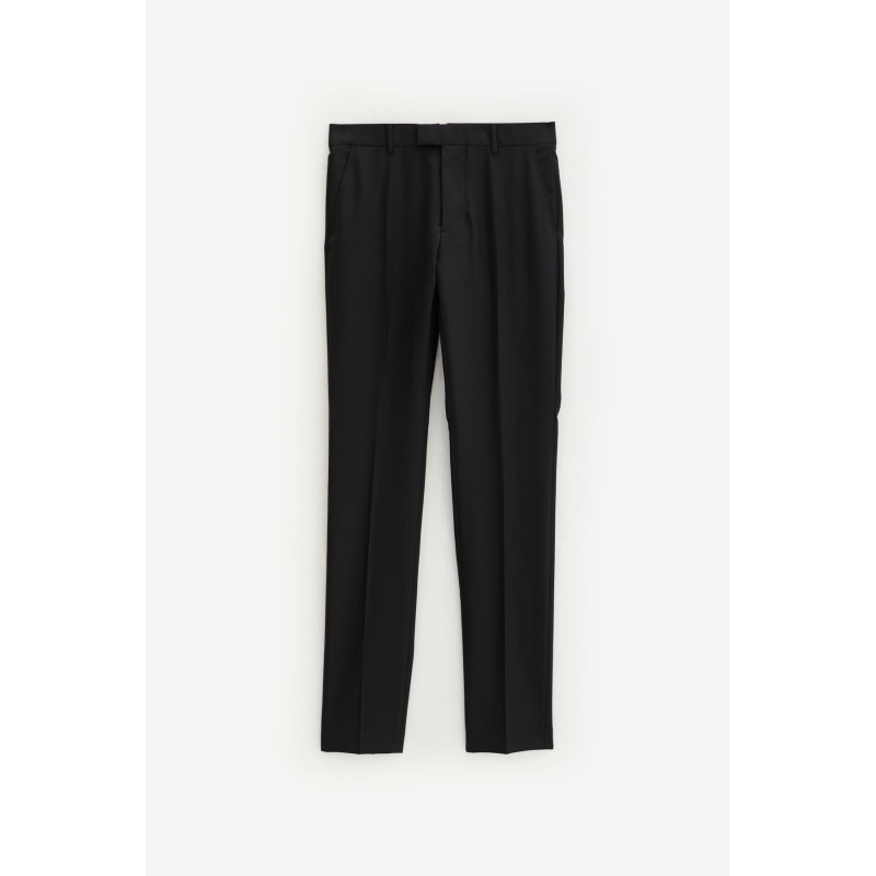 AMI BLACK CIGARETTE TROUSERS