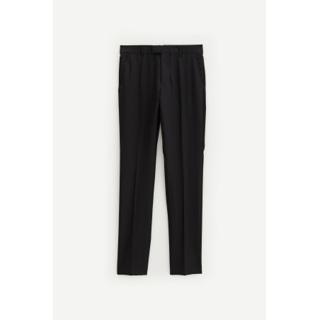 AMI BLACK CIGARETTE TROUSERS