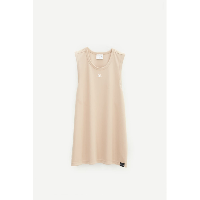 COURREGES SAND SPORTS LIGHT LYCRA TANK TOP