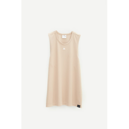 COURREGES SAND SPORTS LIGHT LYCRA TANK TOP