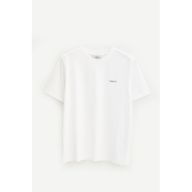 COPERNI WHITE LOGO BOXY T SHIRT