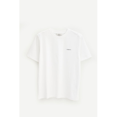 COPERNI WHITE LOGO BOXY T SHIRT